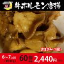 牛ホルモン唐揚げ　味付肉(加熱済み)　60個前後(480gタレ含む)　ホルモン煮込み